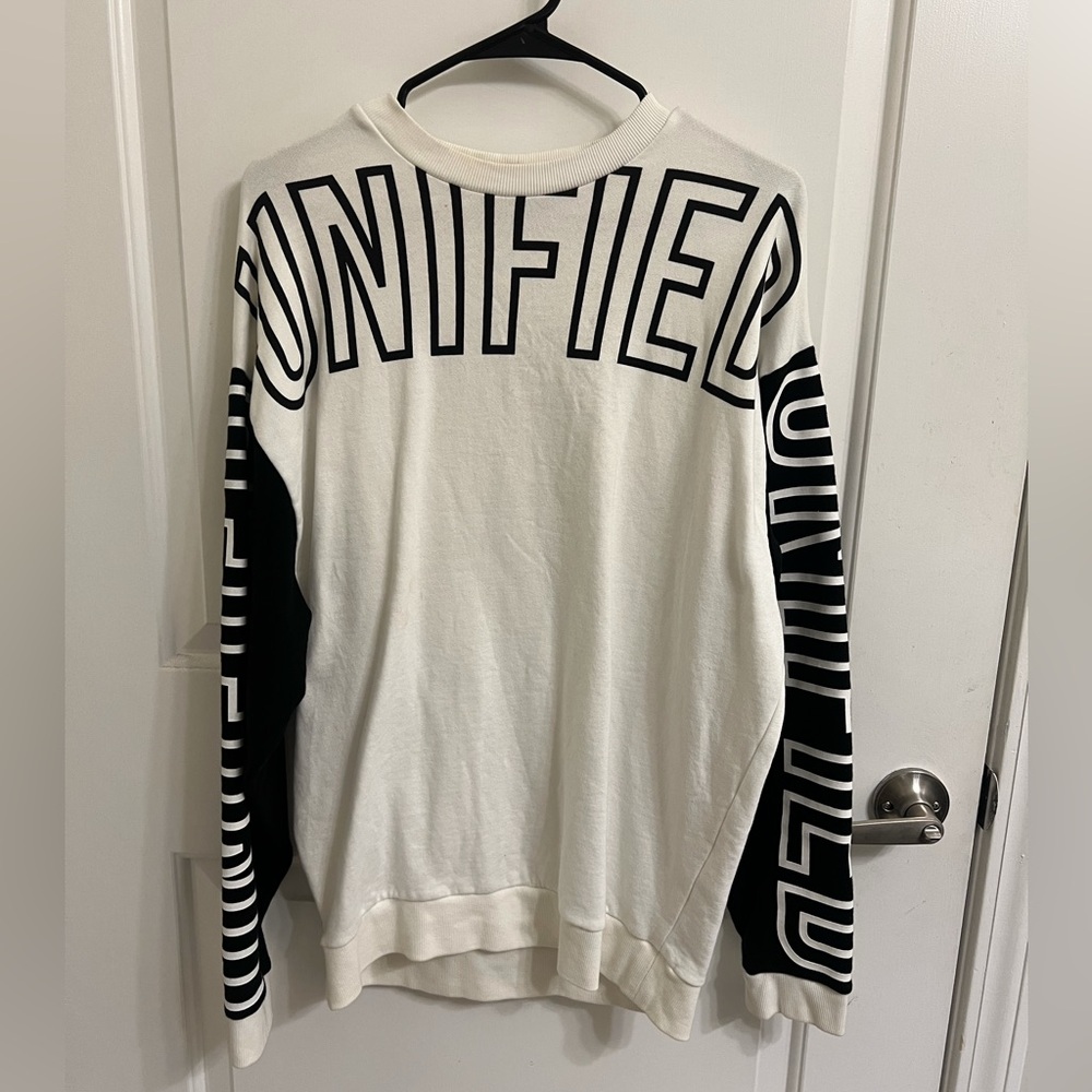ASOS Design Unisex Long Sleeve Sweater “UNIFIED” Design in Small